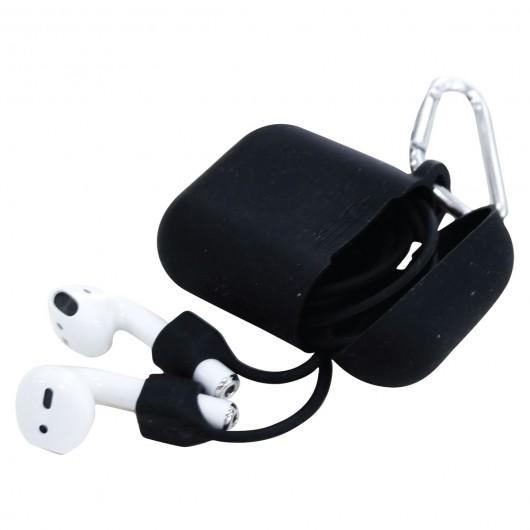 Silicone Earbud Cases black headphones